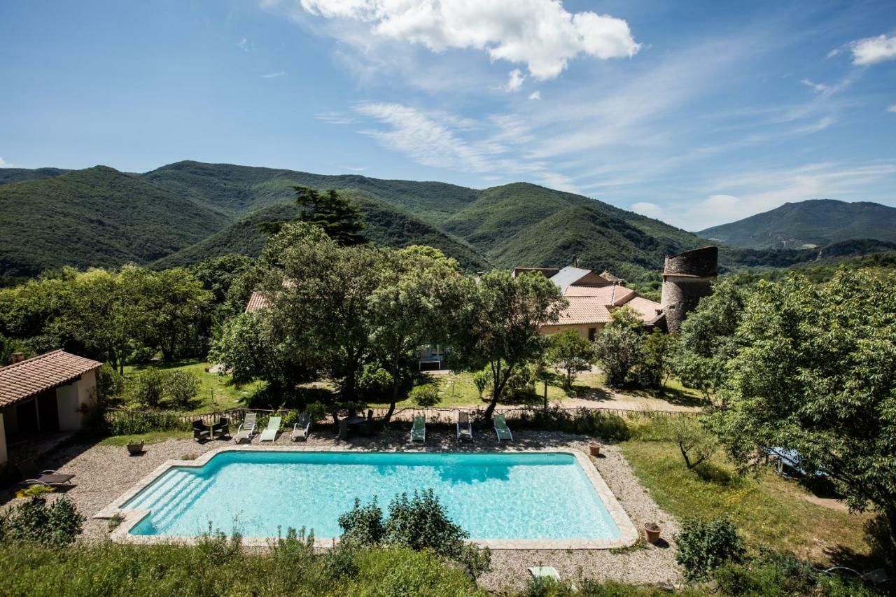 Chateau De Colombieres Sur Orb Exterior foto
